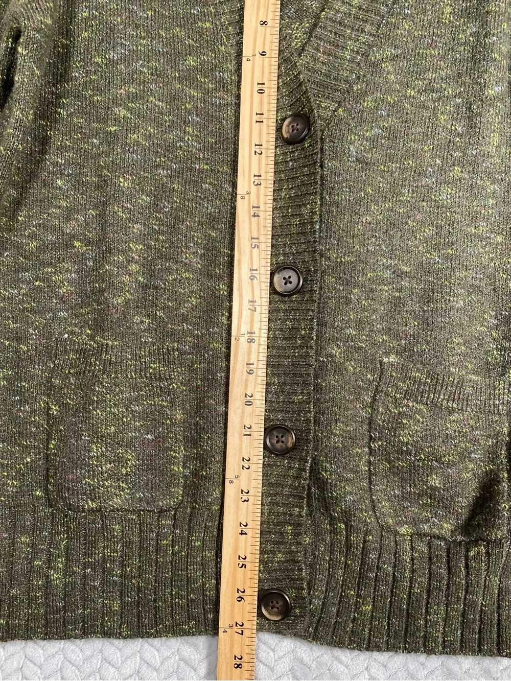 a.n.a Green Marled Oversized Cardigan Sweater M Grandmacore Cottagecore